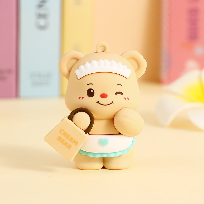 Original cute butter bear pendant