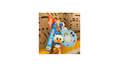 Mickey Mouse Minnie cartoon keychain