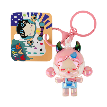 Creative Demon Sleeping Girl Universal Colorful Plush Doll Keychain Enchanting Demon Girl Keychain - A Stylish and Quirky Accessory