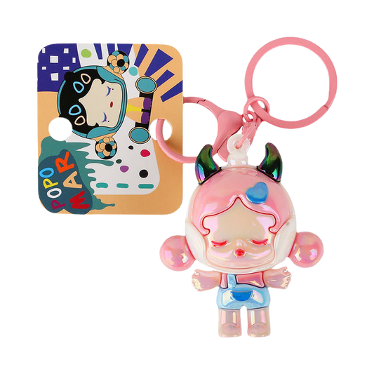 Creative Demon Sleeping Girl Universal Colorful Plush Doll Keychain Enchanting Demon Girl Keychain - A Stylish and Quirky Accessory