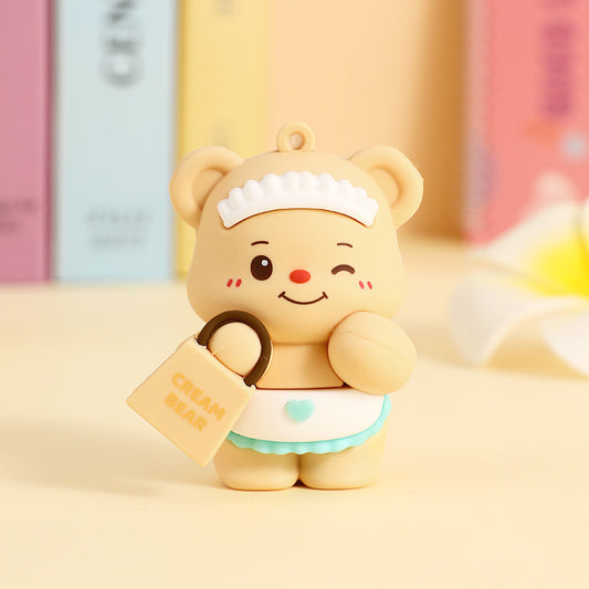 Original cute butter bear pendant